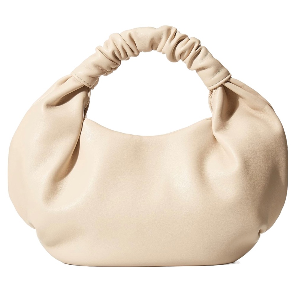 THE DROP Women's Addison Soft Volume Top Handle Bag in Bone